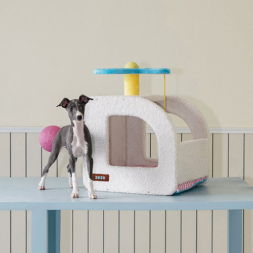 Whimsical Helicopter Pet House – Premium Heavy-Duty Play & Sleep Sanctuary